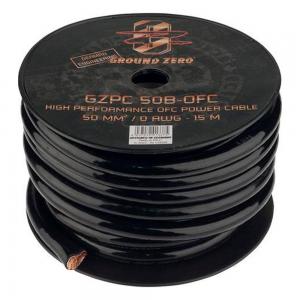Миниатюра продукта Ground Zero GZPC 50B OFC 15м - силовой кабель